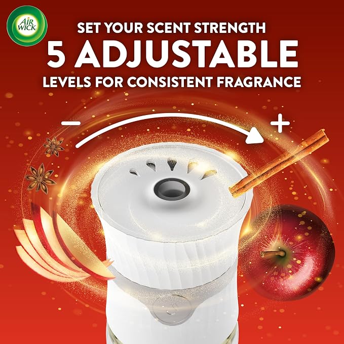 Air Wick Plug in Scented Oil Refill, Apple Cinnamon Medley, Fall Scent - Image 9