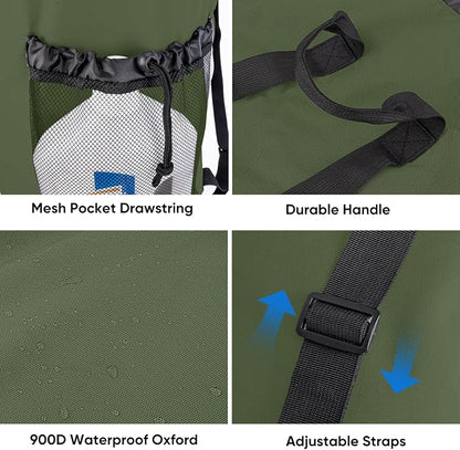BALEINE 150L Laundry Bag Backpack, 900D Oxford Fabric Large Travel Laundry Bags - Image 4