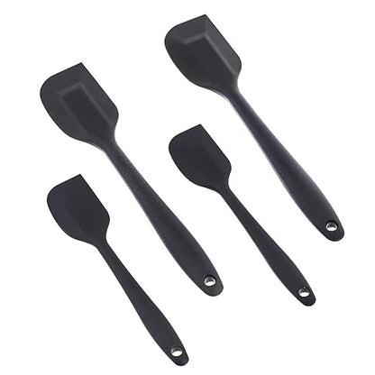 Amazon Basics Non-Stick Heat Resistant Silicone Spatula Set, Dishwasher Safe - Image 2
