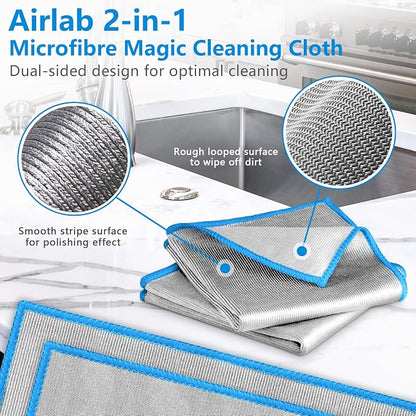 Glass Polishing Cloth Streak Free Miracle Microfiber Cleaning Cloth Lint Free - Image 4