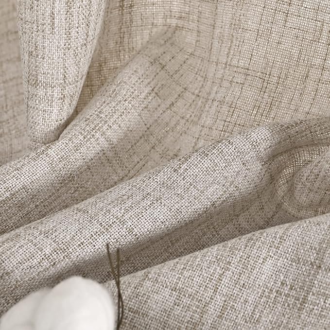YoungsTex Cafe Linen Curtains 36 Inch Length - Image 8