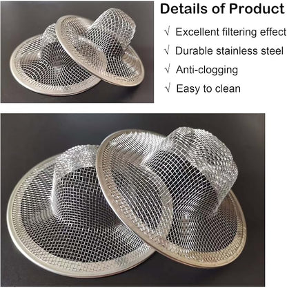 20PCS Stainless Steel Slop Basket Filter Trap, 2.75" & 4.41" Bathroom Sink - Image 3