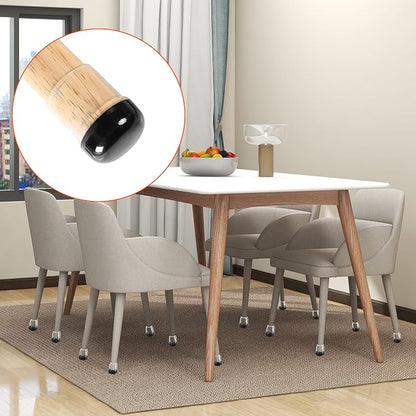 Ezprotekt 24 Pcs Extra Small Clear Chair Leg Sliders - Image 6