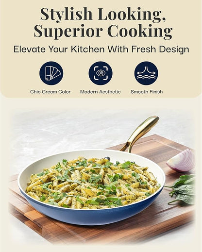 GOTHAM STEEL 10 Inch Non Stick Frying Pans Nonstick Frying Pan, Nonstick Pan - Image 4
