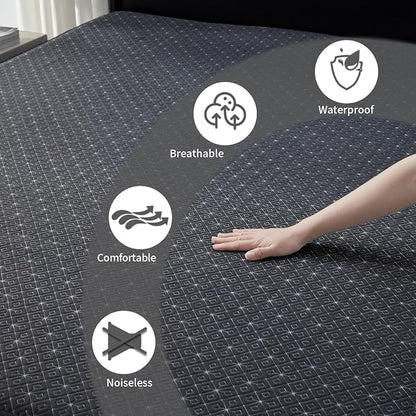 BEDLORE King Mattress Protector, Waterproof Noiseless Mattress Cover - Image 2