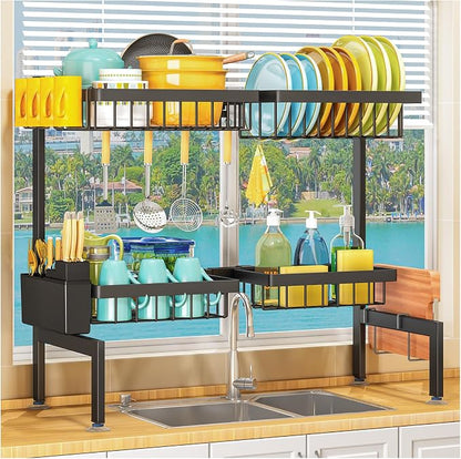 ARSTPEOE 2 Tiers 4 Baskets Over The Sink Dish Drying Rack, fits All Sinks by ARSTPEOENeatChic