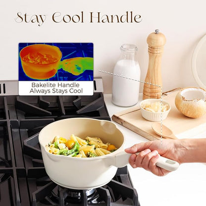 PRICUSIS Ceramic Nonstick Saucepan - Image 5