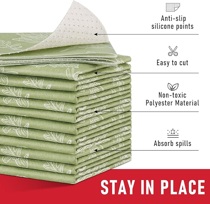 Cooyes Large Fridge Liners for Refrigerator, 17.7" × 36", Drawer & Shelf Liners - Image 4