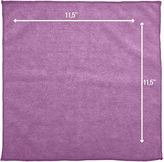 GREEN LIFESTYLE Chamois Cloth, Microfiber Cleaning Cloth 50 Pack, Borderless - Image 6