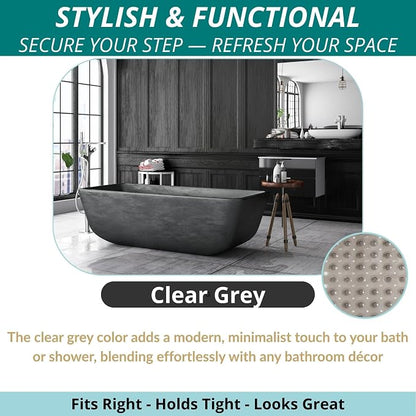 ENKOSI Bathtub Mat – 40 x 16 Inch Extra Long Non Slip Shower Mat – Anti Slip - Image 5