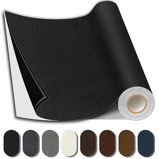Suede Repair Patch, 17X79 Inch Fabric Large Repair Tape, Self-Adhesive Patches by SHAGOOM