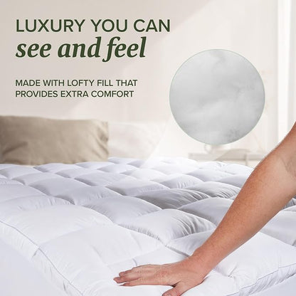 Beckham Hotel Collection King Size Mattress Pad & Protector Hybrid - Image 5