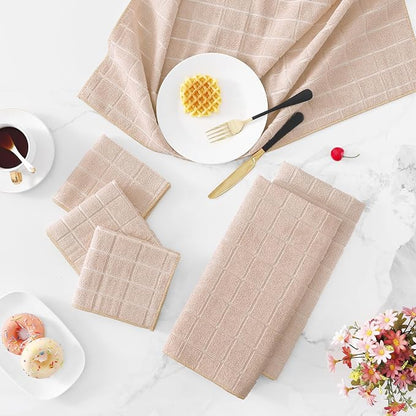 Homaxy Microfiber Kitchen Towels and Dishcloths Set, 16 Pack Soft and Absorbent - Image 9
