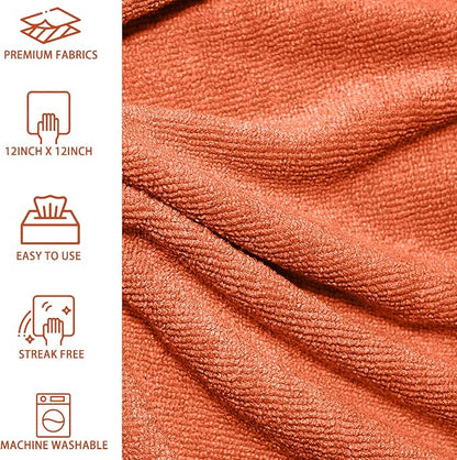 MRD's Home 20Pack Microfiber Cleaning Cloth in Bag, Lint Free, Scratch & - Image 2