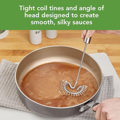 Tovolo Spiral Whisk Stainless Steel 10” Sauce and Gravy Whisk - Image 2