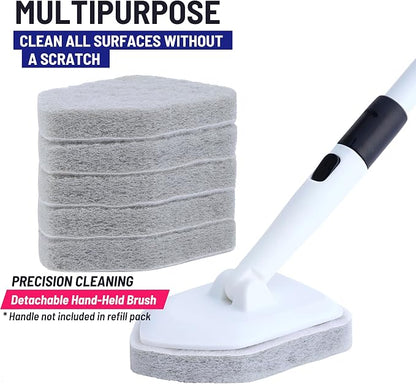Replacement Scrubber Refill for Moku Home Extendable Tub Tile Shower Brush for - Image 3