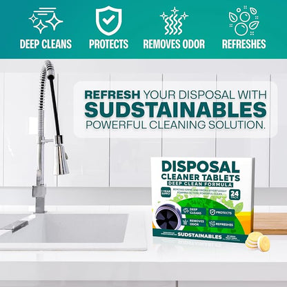 Sudstainables Garbage Disposal Cleaner Tablets 24-Pack - Image 5