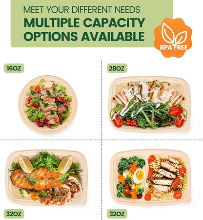 100 Piece Meal Prep Containers Reusable - Image 9