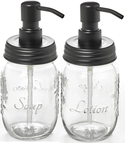 Mason Jar Soap and/or Lotion Dispenser by Industrial+Rewind