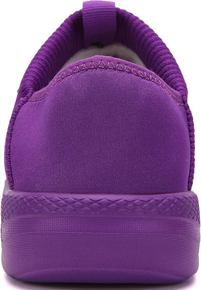KUBUA Slippers for Men and Womens Indoor House Shoes Plush Slip on Outdoor - Image 4