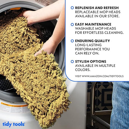 36 Inch Yellow Commercial Dust Mop & Floor Sweeper - Image 5