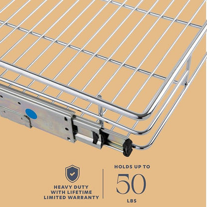 HOLDN’ STORAGE Pull Out Cabinet Organizer, Heavy Duty Caddy w/Lifetime Limited - Image 7