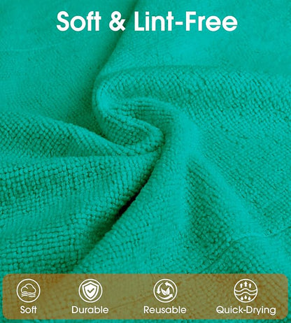 Roll of Microfiber Cleaning Cloth –100 Pack, Tear Away Microfiber Towels - Image 3