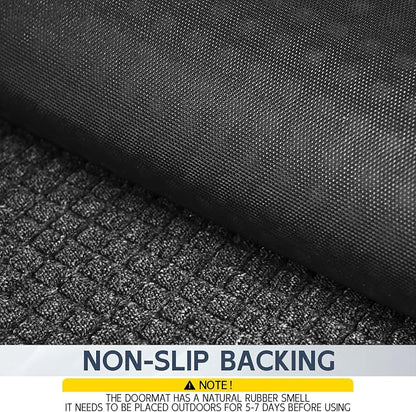 Indoor Outdoor Front Door Mats, Garage Entrance, Stain and Fade Resistant - Image 6