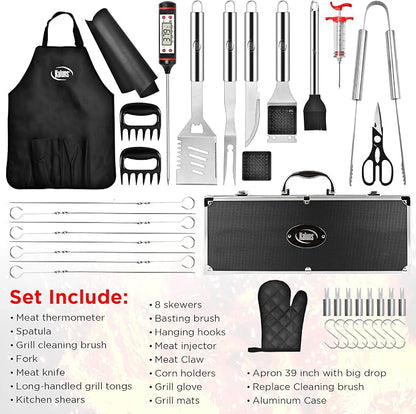 Kaluns BBQ Accessories, Complete Grill Set Dad Gifts - Image 7