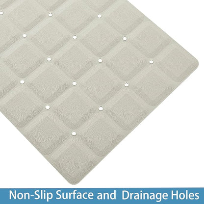 Foldable Silicone Bathtub Mat: Jumbo Size Heavy Duty Safety Bath Mat - Image 3