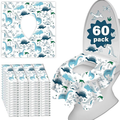 60 Pack Toilet Seat Covers Disposable, Extra Large Waterproof Toilet Cover by Unknown