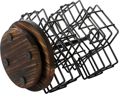 MyGift 8 Compartment Tea Bag Organizer Carousel, Coffee Station Storage Caddy - Image 7