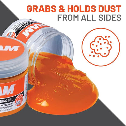 FRAM FEK40007AM Cleaning Gel for Car, Interior Cleaning Slime for Bike - Image 3