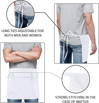 Utopia Wear 4 Pack Server Aprons - Image 4