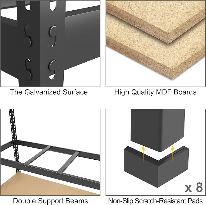 PrimeZone 10 Pack Heavy Duty Storage Shelves - Image 4