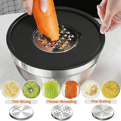 Thickened Heavy-Duty 26pcs Stainless Steel Bowl, Mixing Bowl Set - Image 2
