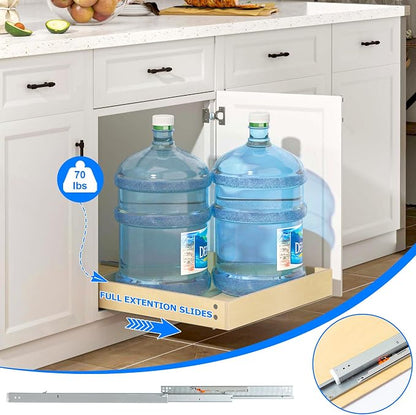 WelFurGeer Soft Close Pull Out Cabinet Organizer, Smooth Slide-Out Shelves - Image 6