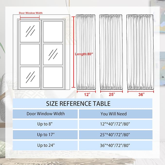 DWCN French Door Curtains - Image 5