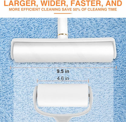 Large Lint Roller Pet Hair Remover 270 Adhesive Sheets Rollers 9.45 Extra - Image 4