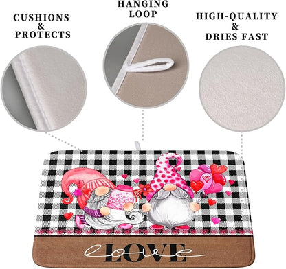 Valentine's Day Dish Drying Mats - Image 3