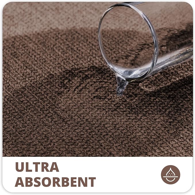 Toilet Rugs U Shaped Bathroom Rug, Machine Washable Non Slip Quick Dry Super - Image 3
