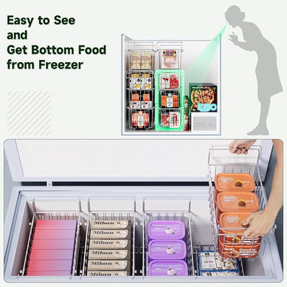 4Pack Stackable Chest Freezer Bins - Image 4