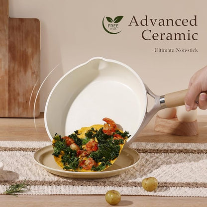CAROTE 8" Ceramic Frying Pan - Image 3
