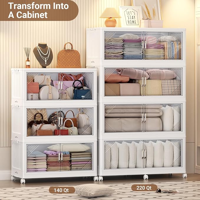 175Gal Plastic Stackable Storage Bins - Image 6
