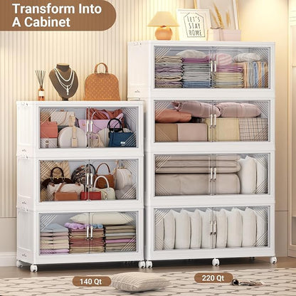 175Gal Plastic Stackable Storage Bins - Image 6