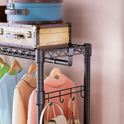 IZEUK 3 Tier Heavy Duty Garment Rack Wire Clothes Rack - Image 8