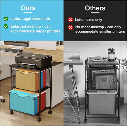 Letter/Legal Rolling File Cart - Image 3
