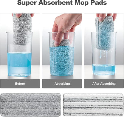JOYMOOP Flat Mop Pads, Microfiber Mop Cleaning Pads, Washable Pads, Pads - Image 5