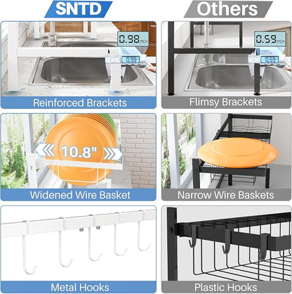 SNTD Over The Sink Dish Drying Rack - Image 4