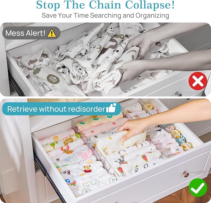 Vtopmart 14 Pack Drawer Dividers - Image 6